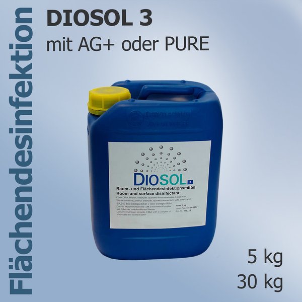 Desinfektionsmittel Diosol 3 mit Silberionen; 5 kg