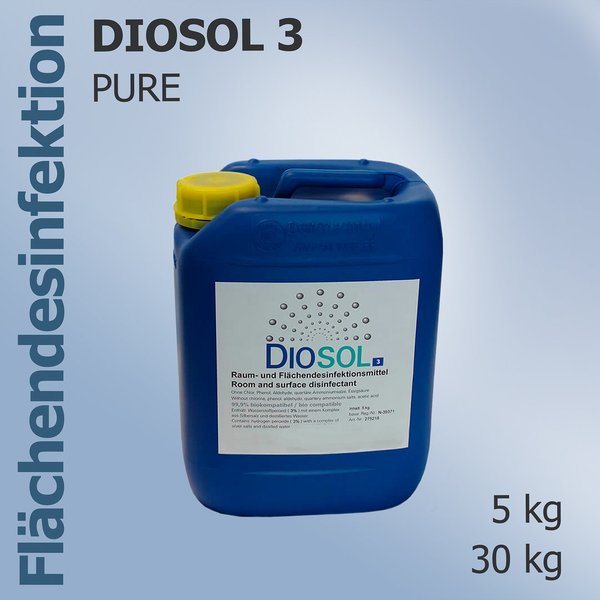 AKTION -- Desinfektionsmittel Diosol 3 PURE; 5 kg - MHD 08/2024